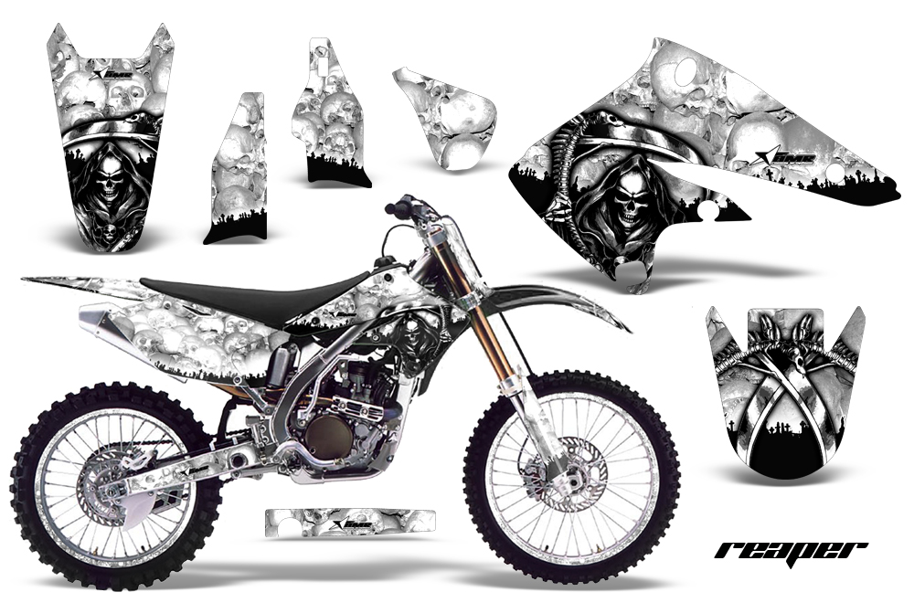 Kawasaki KX250F 04-05 Graphics Kit Reaper W NPs